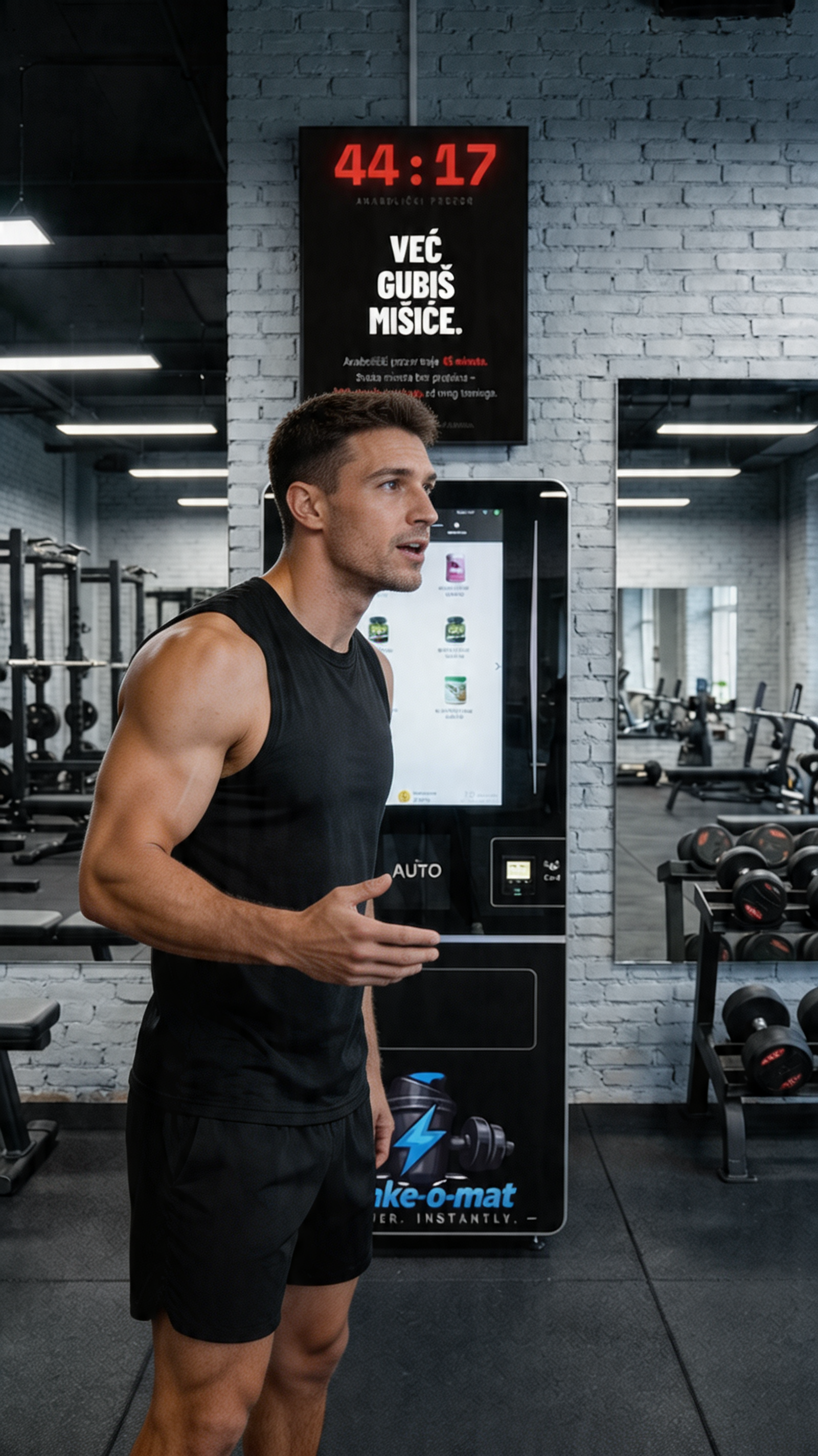 Shake-O-Mat u teretani — Ivan M., gym partner